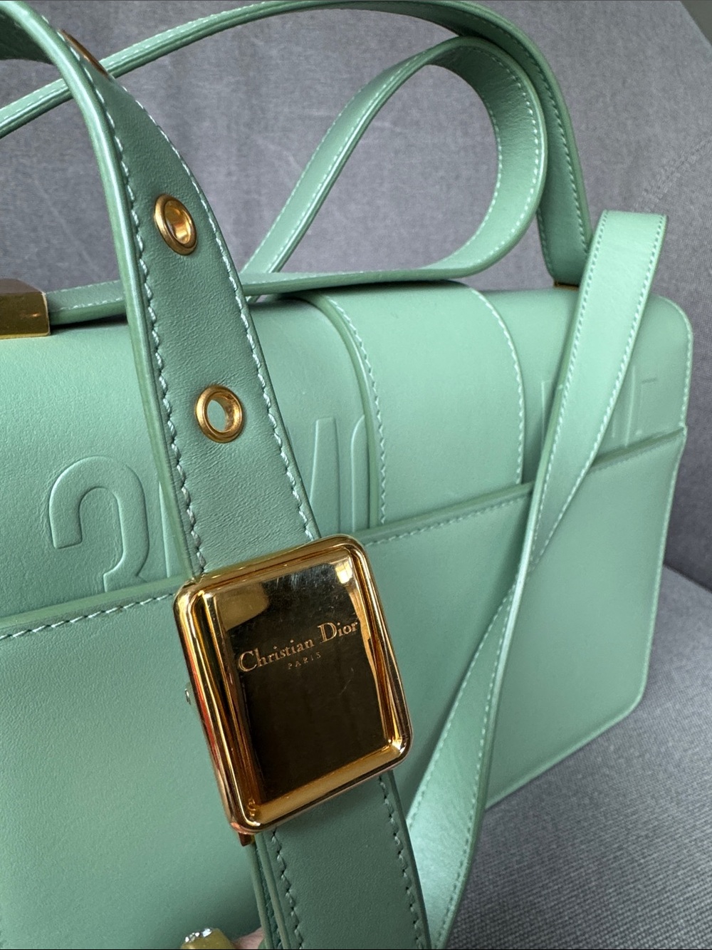 Dior 30 Montague Crossbody with Gold CD Hardware - Picture 12 of 12